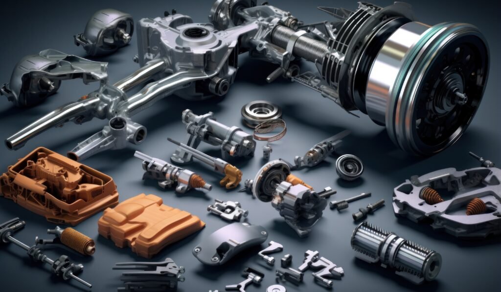 an image of all the different parts that are used in cars